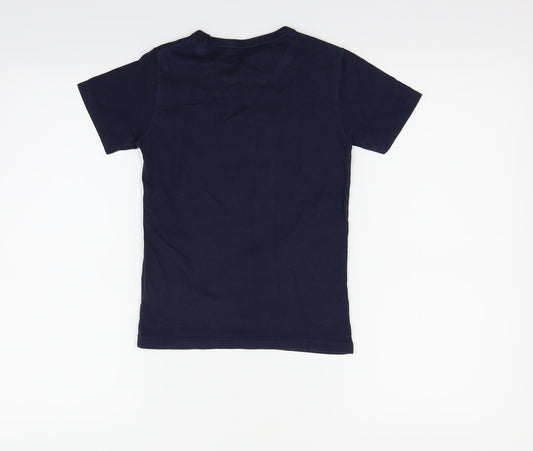 Blue Zoo Boys Blue Basic T-Shirt Size 5-6 Years - DINOSAUR