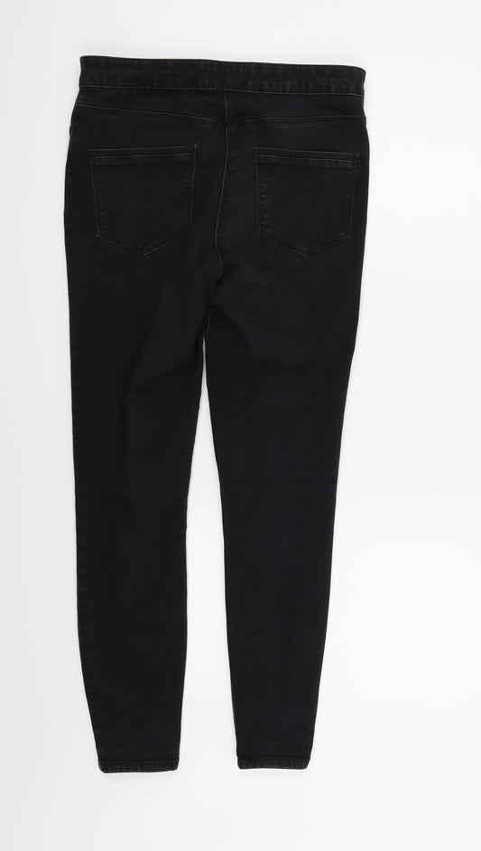 /Denim Womens Black Straight Jeans Size 12 L29 in