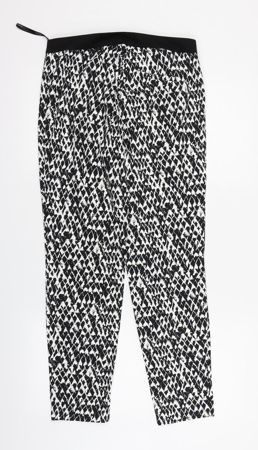 Dorothy Perkins Womens Black Trousers Size 8 L25 in