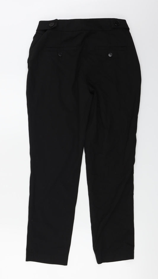 NEXT Womens Black Trousers Size 12 L23 in