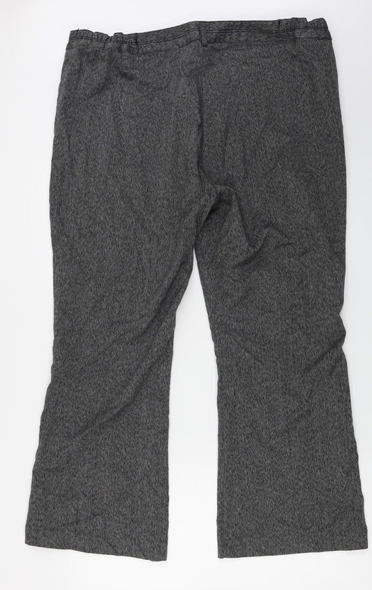 Glamorosa Womens Grey Trousers Size 16 L26 in