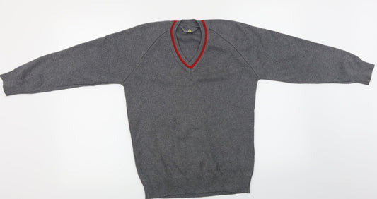 magic lit Mens Grey Pullover Jumper Size S