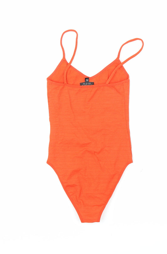 Topshop Womens Red Leotard One-Piece Size 6