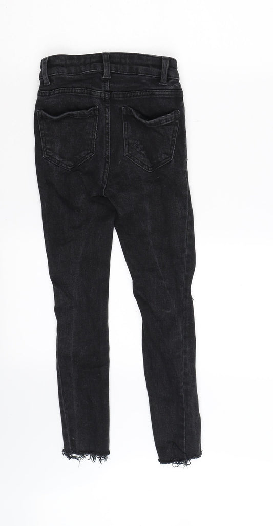 New Look Girls Black Skinny Jeans Size 10 Years