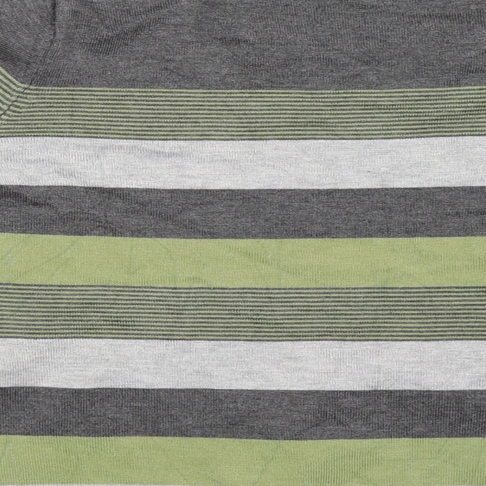 Chianti Womens Multicoloured Striped Pullover Sweatshirt Size S