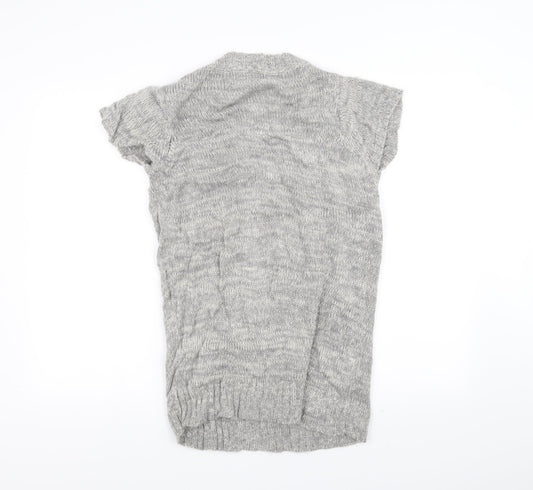 original knitwear Womens Grey Pullover Jumper Size S