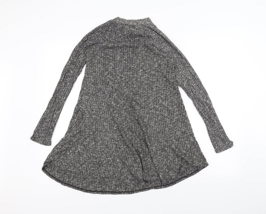 Boohoo Womens Grey A-Line Size 10