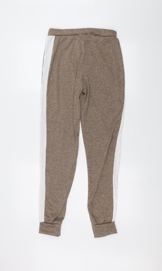 Boohoo Womens Brown Trousers Size M L26 in