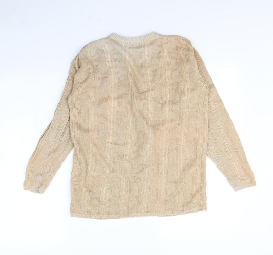 XXI Womens Beige Cardigan Jumper Size S