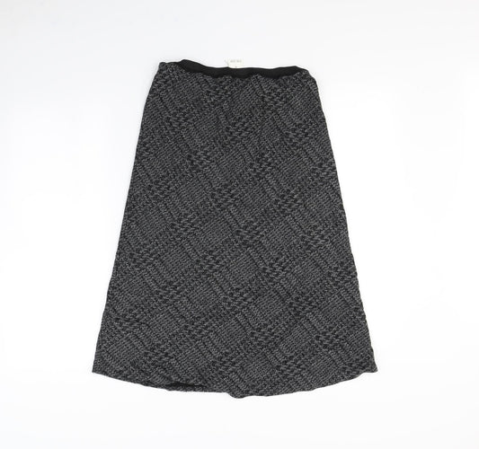 Preworn Womens Grey Flare Skirt Size 12