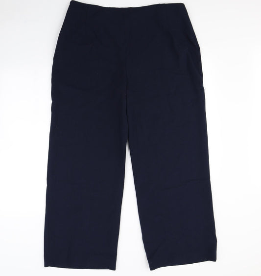 Alex & co Womens Blue Dress Pants Trousers Size 18 L30 in