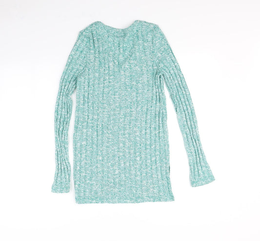 Topshop Womens Green Pullover Jumper Size 8