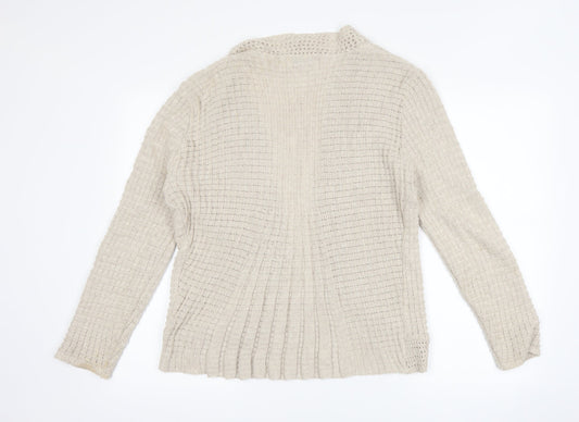 casamia Womens Brown Cardigan Jumper Size M