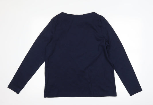 Marks and Spencer Womens Blue Pullover Sweatshirt Size 14