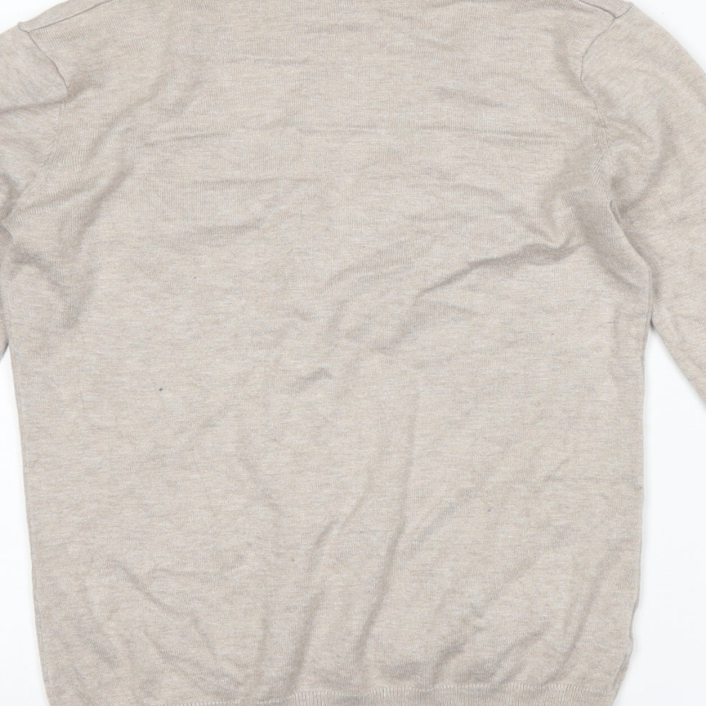 FOREVER 21 Womens Beige Cardigan Jumper Size S