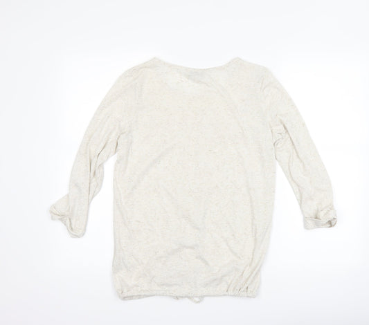 NEXT Womens Beige Basic T-Shirt Size 8