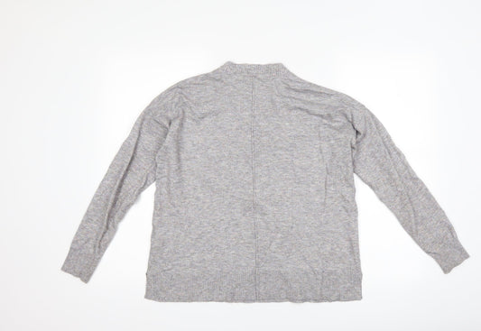 Oasis Womens Grey Pullover Jumper Size S