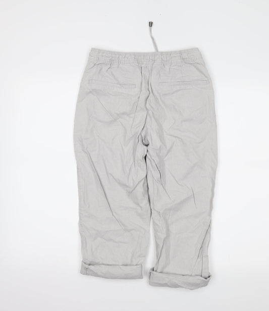 F7F Womens Grey Bermuda Shorts Size 10