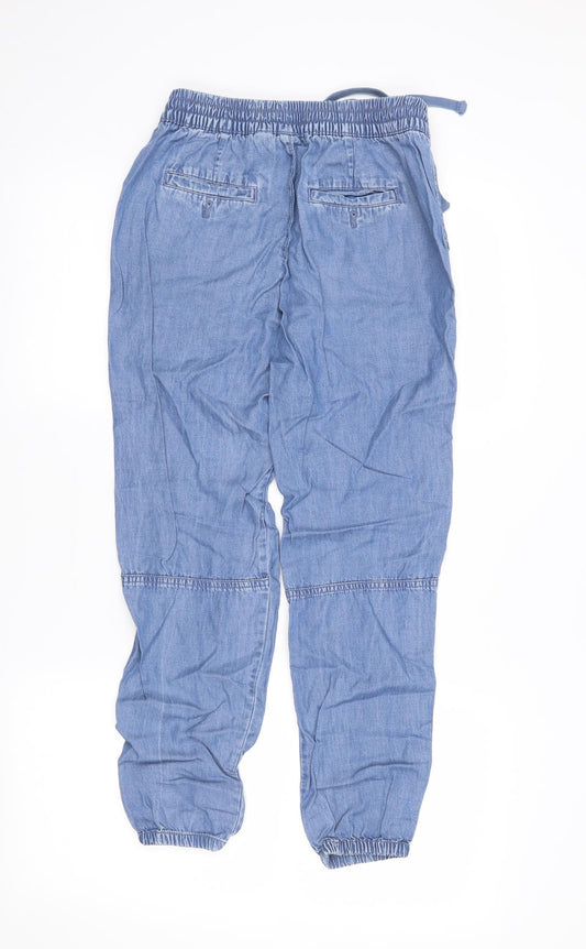 Gap Womens Blue Chino Trousers Size 3XS L26 in