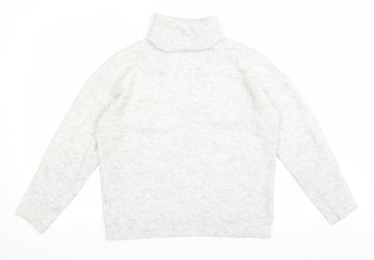 Dorothy Perkins Womens White Pullover Jumper Size M
