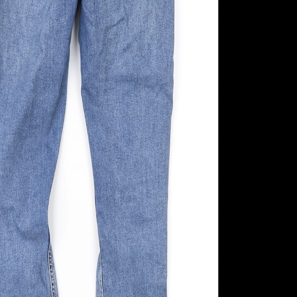 Topshop Womens Blue Denim Cropped Jeans Size 26 in L23 in
