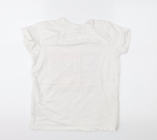 Primark Boys White Basic T-Shirt Size 10-11 Years
