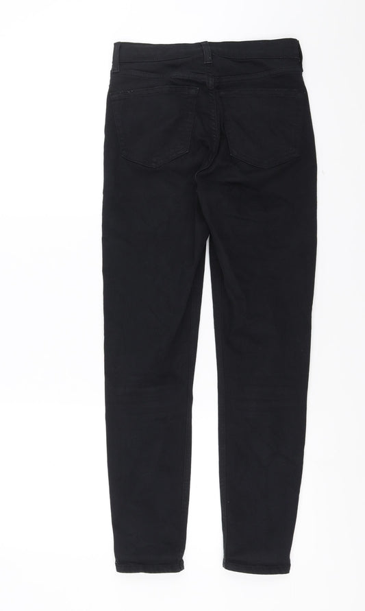 Topshop Womens Black Denim Skinny Jeans Size 26 in L30 in