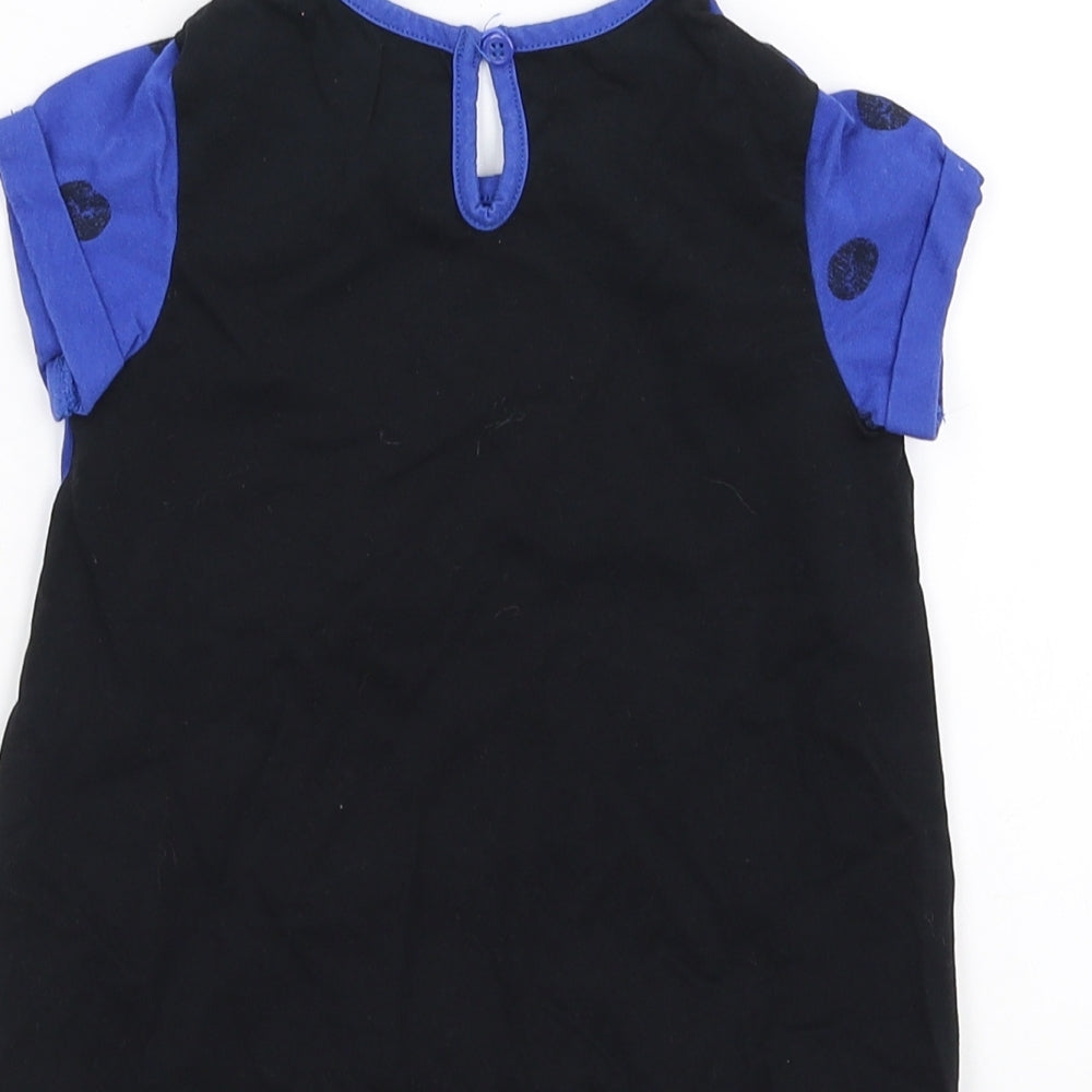 Matalan Girls Blue Basic T-Shirt Size 18-24 Months - you make me smile