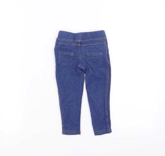 Young Dimension Girls Blue Denim Jeans Size 18-24 Months - leggings