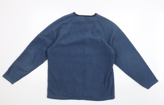 Active Mens Blue Pullover Jumper Size S