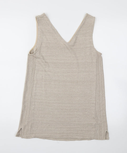 NEXT Womens Gold Basic T-Shirt Size 10