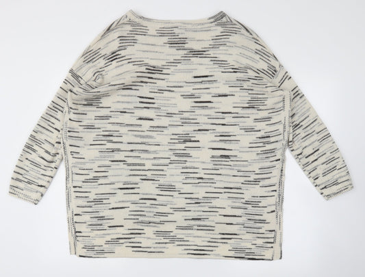 H&M Womens Ivory Pullover Jumper Size M