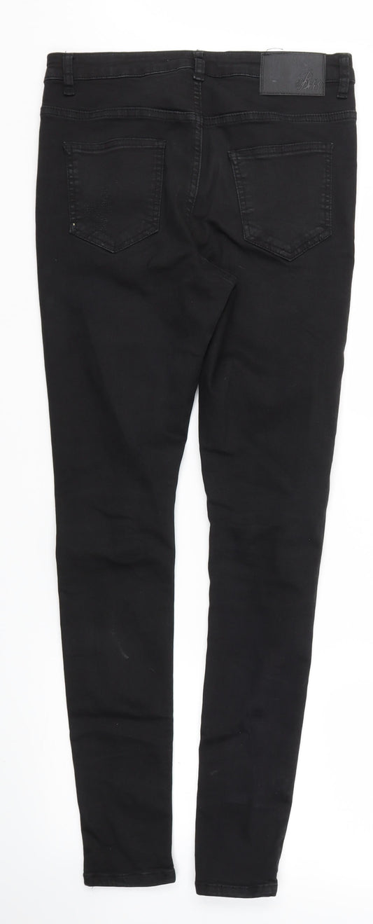 Bee Inspired Womens Black Trousers Size 28 L29 in