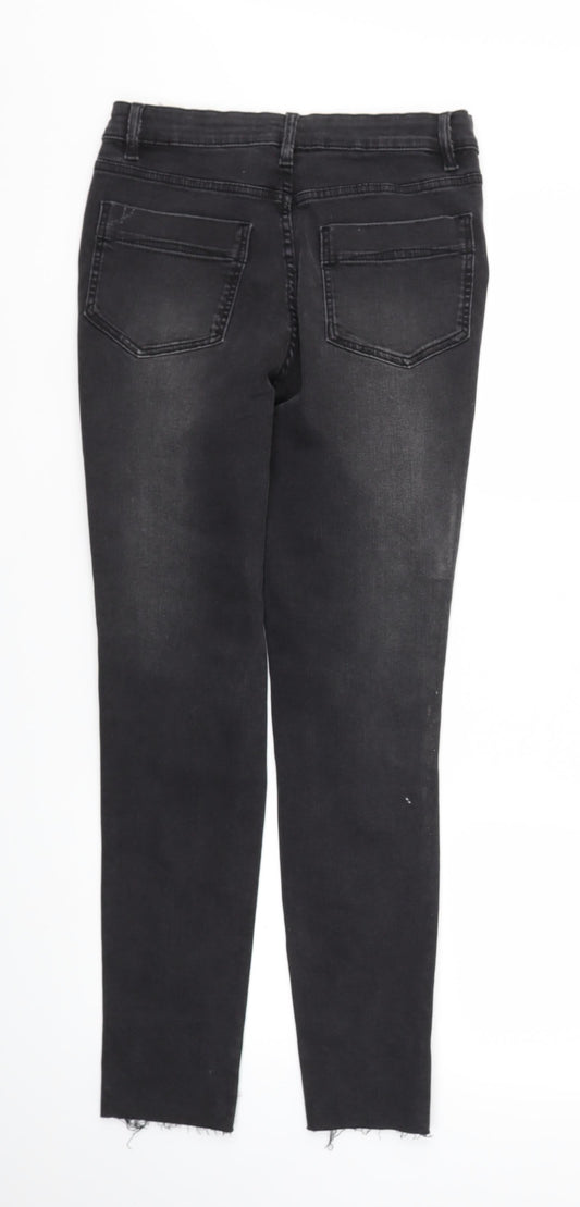 m&s Womens Black Skinny Jeans Size 10 L29 in