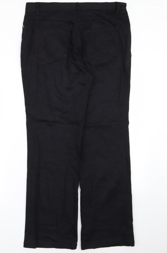 straus women Womens Black Skinny Jeans Size 33 L27.5 in