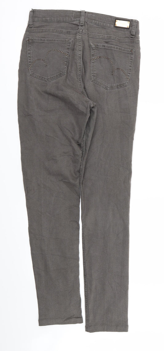 Angels Jeans Womens Grey Skinny Jeans Size 28 in L28 in