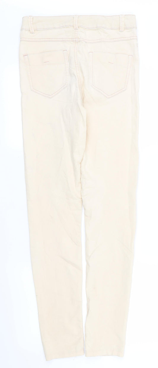 Clockhouse Womens Pink Skinny Jeans Size 8 L28 in