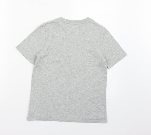 Gap Girls Grey Basic T-Shirt Size 8-9 Years