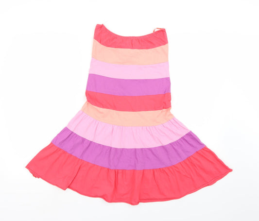 ASOS Womens Multicoloured Striped A-Line Size 6