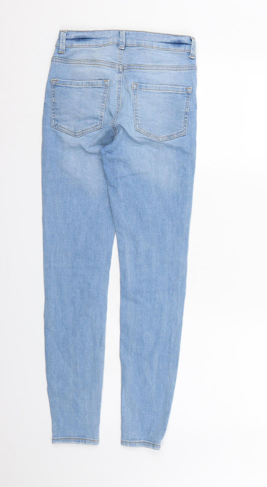New Look Womens Blue Denim Skinny Jeans Size 6 L26 in