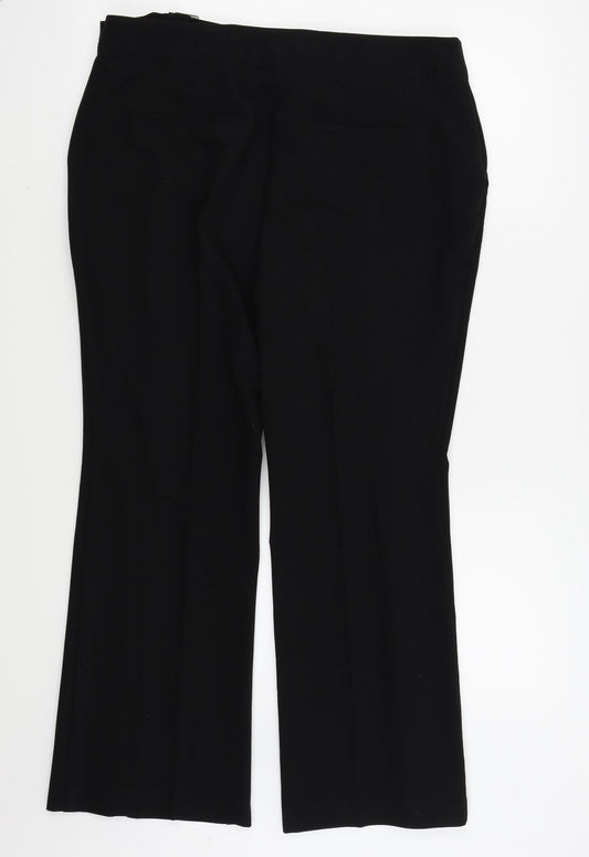 NEXT Womens Black Trousers Size 14 L26 in