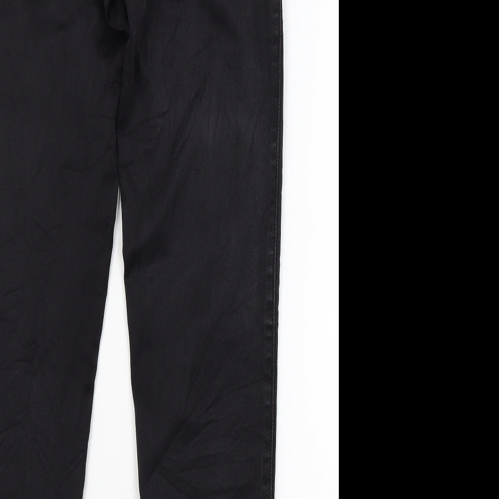 CTM Womens Black Denim Skinny Jeans Size 32 in L29 in