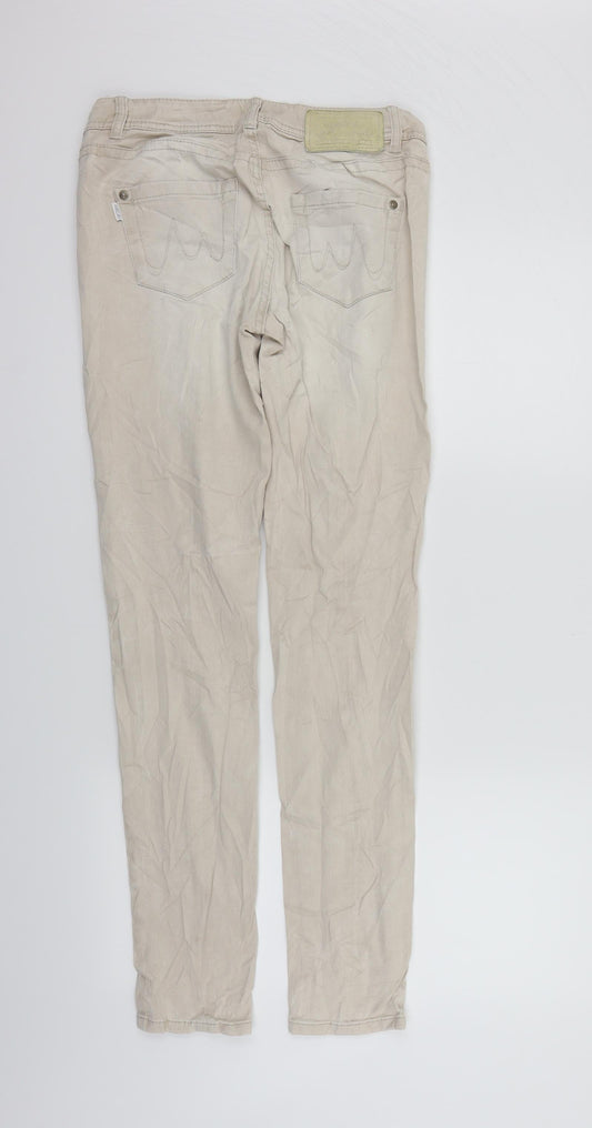 marccain Womens Beige Trousers Size 28 in L30 in