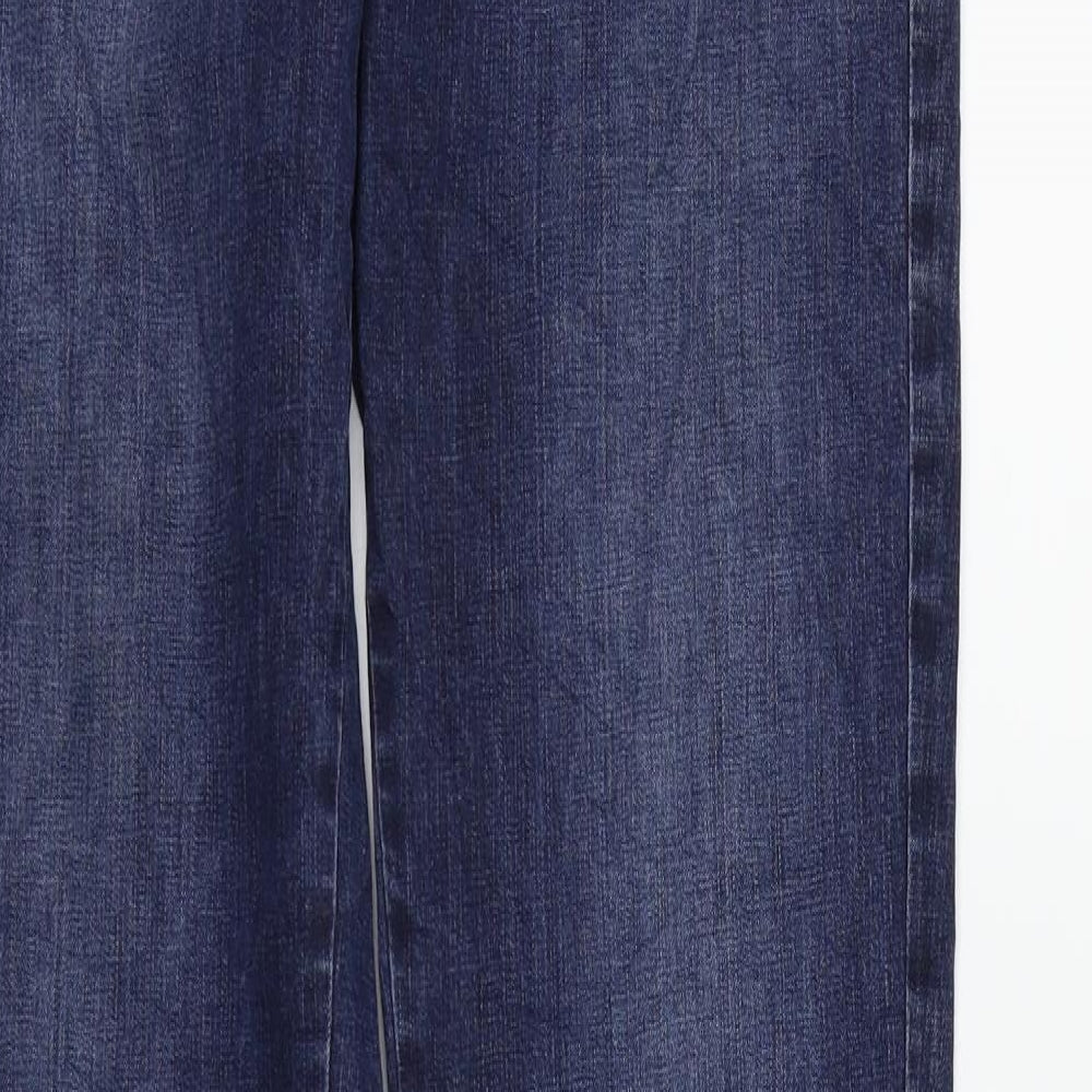 Pierre Cardin` Womens Blue Straight Jeans Size 36 in L29 in
