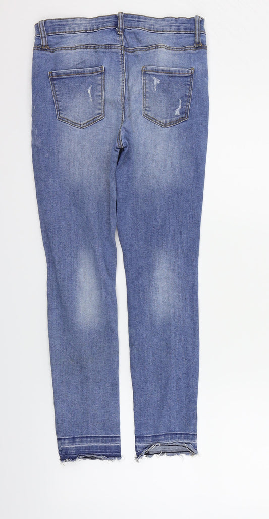 deniem & co Girls Blue Straight Jeans Size 12-13 Years
