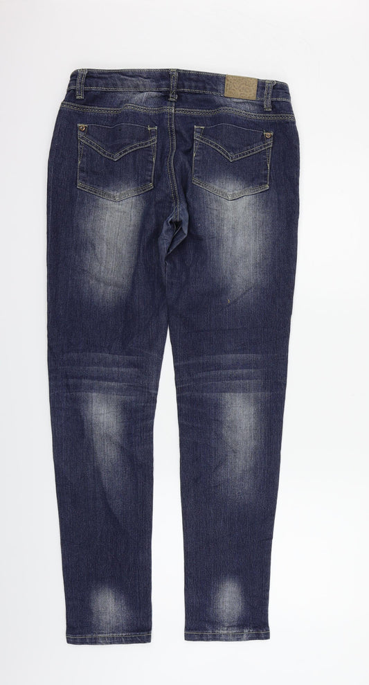 Troll Womens Blue Straight Jeans Size 33 in L28 in