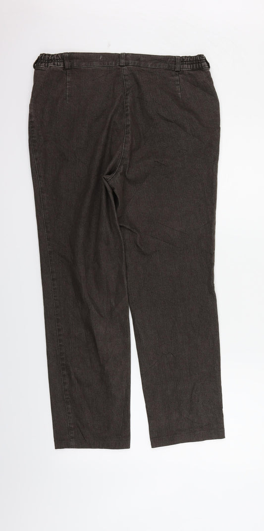 Malva Womens Brown Straight Jeans Size 32 in L27 in