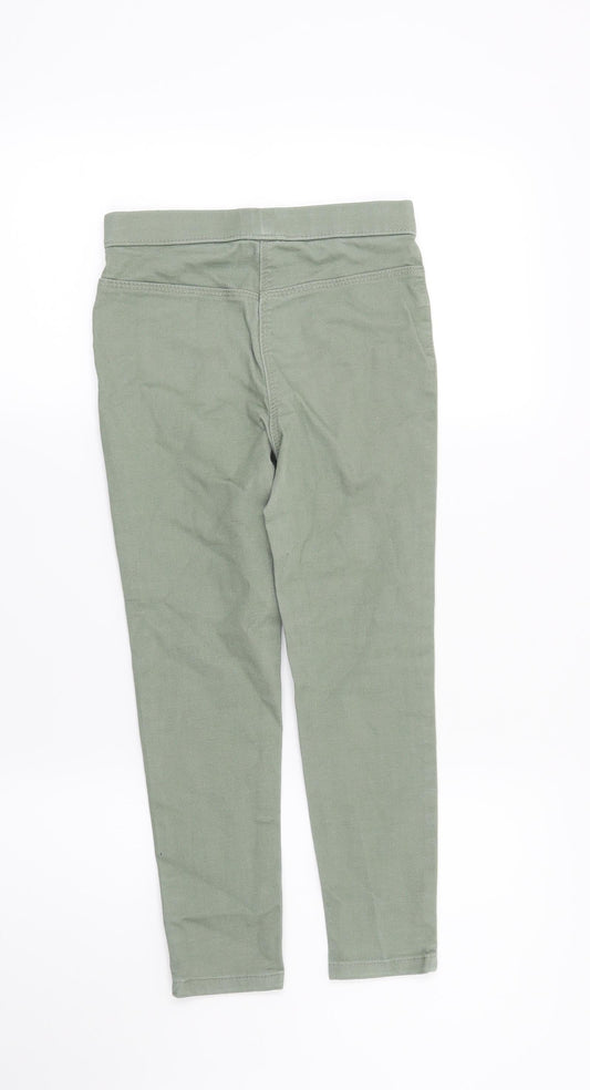 George Girls Green Jegging Jeans Size 6-7 Years