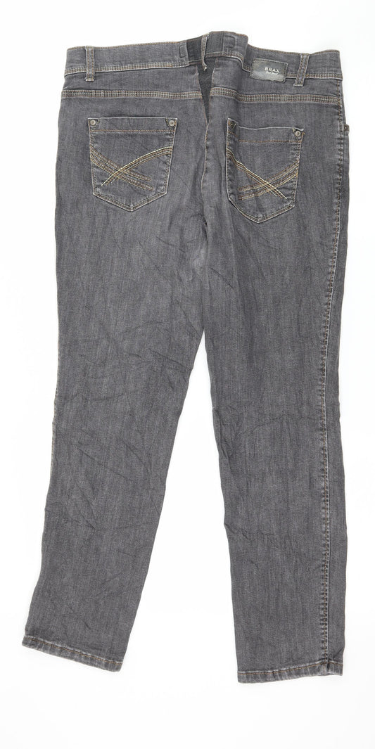 BRAX Womens Grey Denim Skinny Jeans Size 36 in L28 in