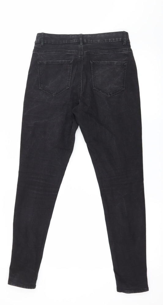 George Womens Black Denim Skinny Jeans Size 10 L29 in